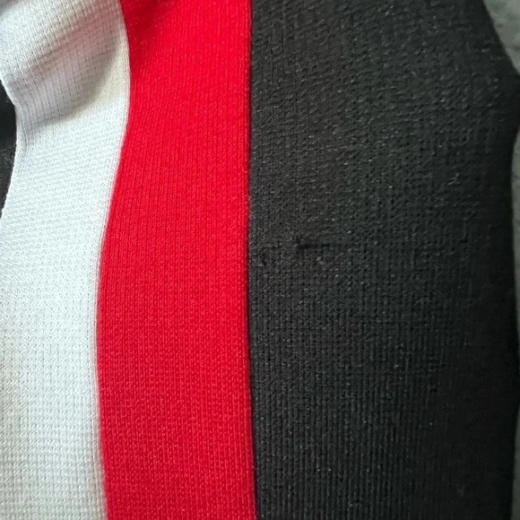 Zara Trafaluc Women's Long Sleeve Dress Striped Sz Med Black/Red/White EUC. - Picture 3 of 4